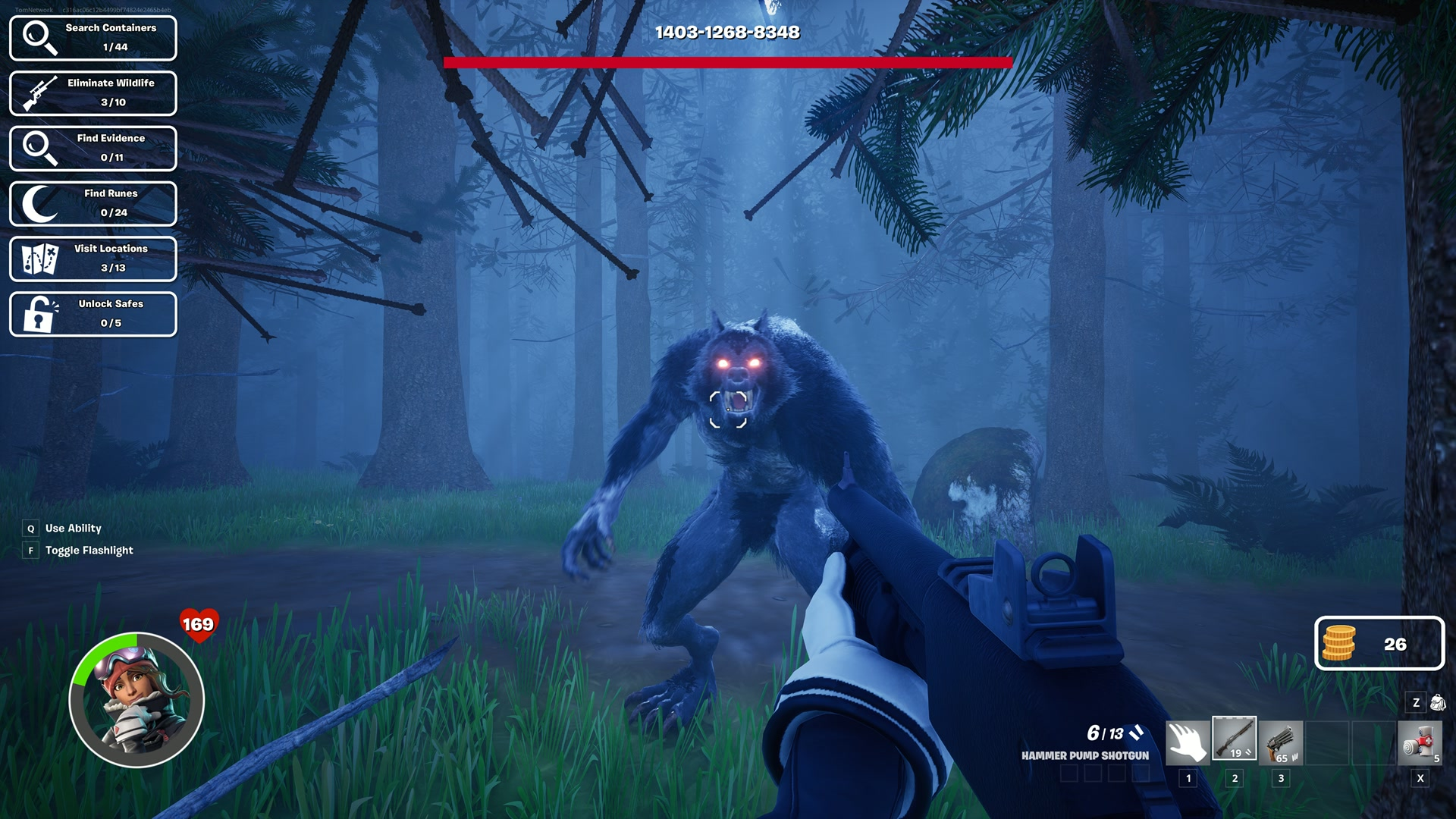 Facing the Werewolf at close range